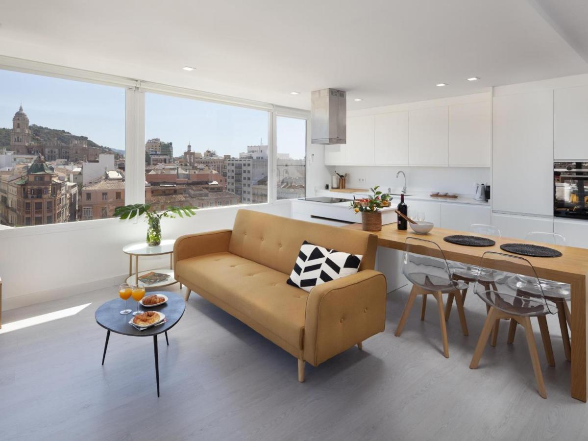 Апартаменты Inmalaga Penthouse Atarazanas Экстерьер фото